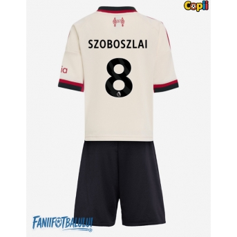 Liverpool Dominik Szoboszlai #8 Echipament de Fotbal Replică 2025-26 Copii Deplasare (+ Șorturi)